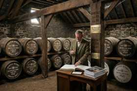 Islay whisky landscape and distillery